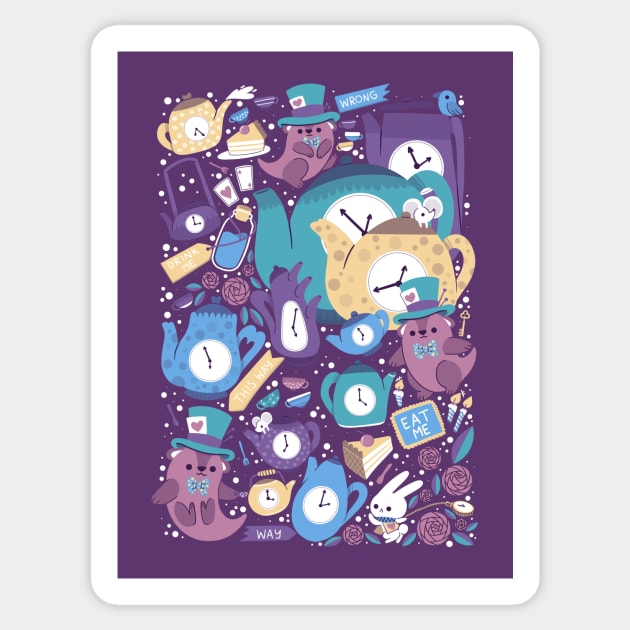 Mad Otter Tea party Sticker by TaylorRoss1